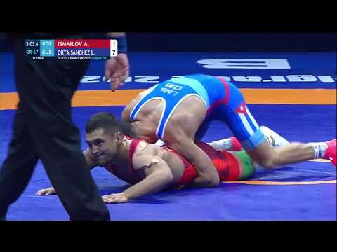 Amantur ISMAILOV (KGZ) vs. Luis Alberto ORTA SANCHEZ (CUB) | Seniors World Championships 2023 | Semi