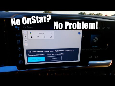 How to use Maps in a 2021+ GM Vehicle WITHOUT an OnStar Subscription