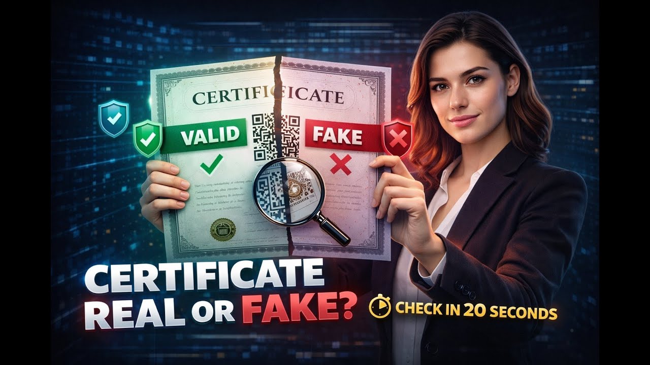 Certificate Valid or Fake? Check It in 20 Seconds!