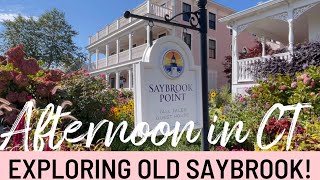 Exploring Old Saybrook CT! Saybrook Point Resort Ashlawn farm coffee shop town beach Connecticut