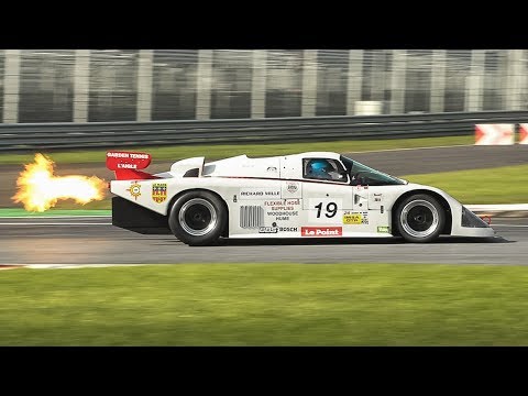 Group C Racing 2019 Monza: Mercedes C11, Peugeot 905, Gebhardt C88 Audi, Jaguar XJR-14