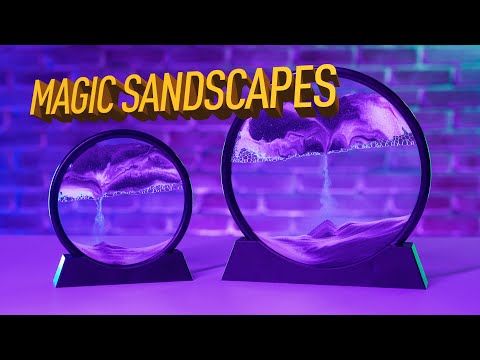 MOVING SANDSCAPES - THE MAGIC SAND ART DISPLAY FRAME!