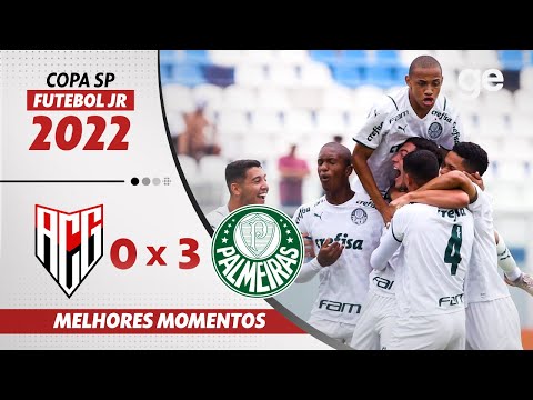 Gols e lances de Atlético-GO x Palmeiras
