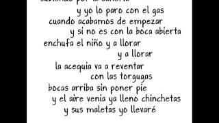 Chinchetas en el Aire (LETRA) Migue Benitez-LOS DELINQÜENTES