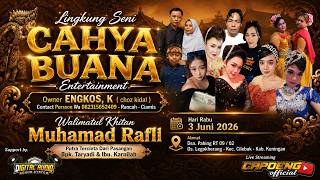 Download lagu 🔴Live Siang Lingkung Seni CAHYA BUANA | Khitan M. Rafli | Kel Bpk. Taryadi | Legokherang 3 Juni 2026 mp3