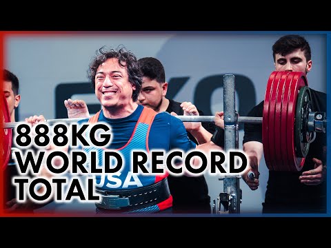 JONATHAN CAYCO - 888kg World Record Total - IPF WORLDS 2023