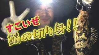 鯖の切り身で釣りしたらいい感じのが釣れた！