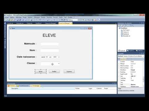 4-apprendrevb(ajouter,mofidier,supprimer un eleve) gestionEleve