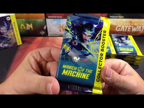 March Of The Machine Collectors Booster Box Full Opening / Unboxing Magic The Gathering MOM MTG
