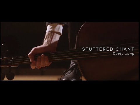 New Morse Code - stuttered chant, by David Lang