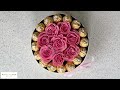 Luxury Roses Chocolates Gift Box Flowers Box London Elegant Gift Idea