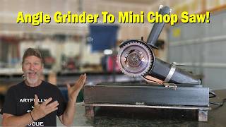 DIY Hack: Turn Your Angle Grinder Into a Mini Chop Saw!