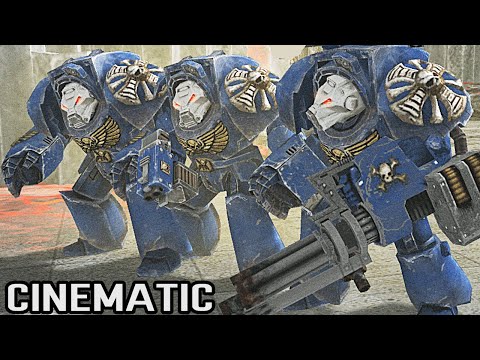 ULTIMATE MOD WARHAMMER 40K: 20 Ultramarines vs 1000+ Chaos Cultists! - Men of War: Assault Squad 2