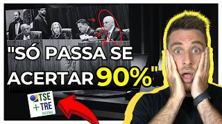 A NOTA DE CORTE NO TRE SERÁ ESSA (NÃO SERÁ 90%):