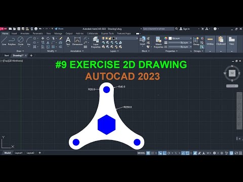 AutoCAD 2D exercise 1