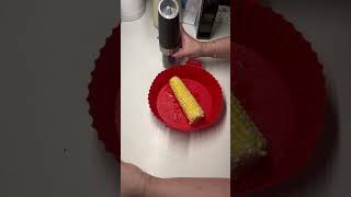 The BEST Air Fryer Corn on the Cob 🌽 #airfryer #cornonthecob #easyrecipes #summercooking