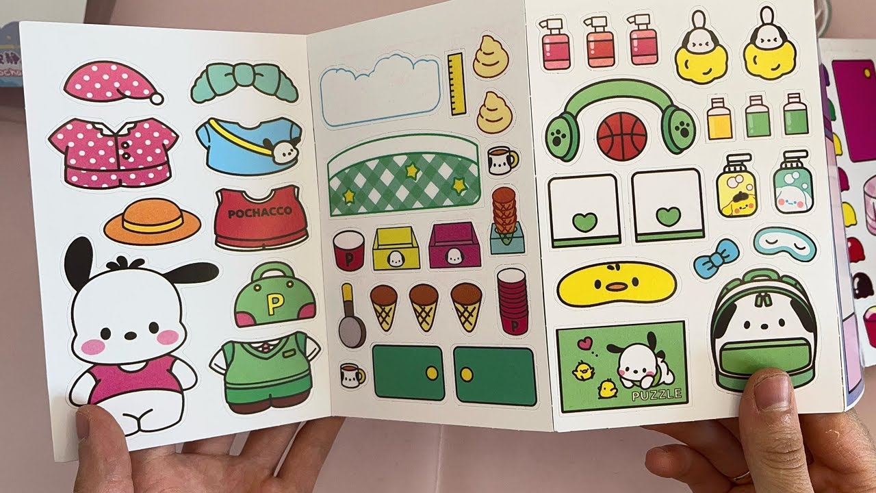 Sanrio Pochacco quiet book Tutorial| ASMR| DIY #pochacco #sanrio #kawaii