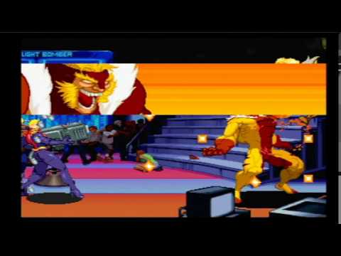 X-Men vs Street Fighter (PSone): Sabretooth 99+ Hit Combo #1