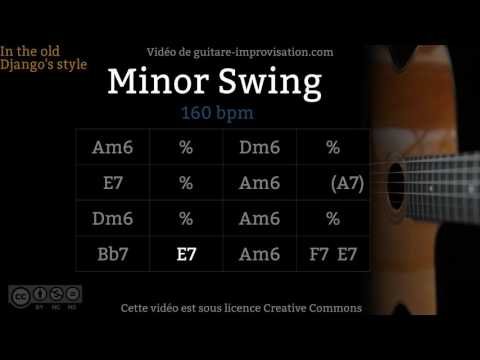 Minor Swing (160 bpm) - Gypsy jazz Backing track / Jazz manouche