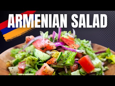QUICK AND EASY ARMENIAN SALAD | THE GARLIC & BUTTER GUY