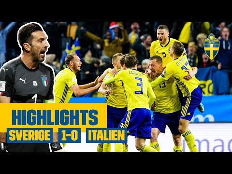 PLAYOFF TILL VM 2018 MOT ITALIEN | Highlights | Sverige - Italien 1-0