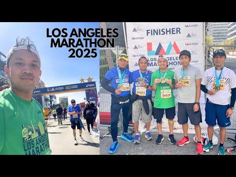 LOS ANGELES MARATHON 2025 @mrpotatoheadrunner ​