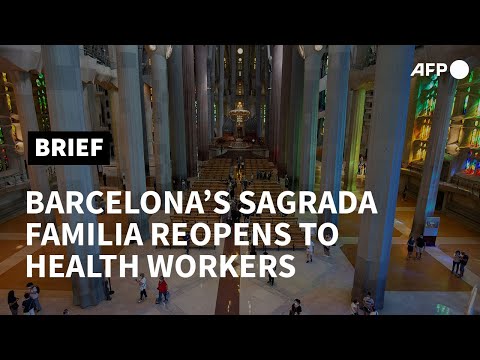 Barcelona's Sagrada Familia reopens for health workers | AFP