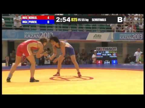 Универсиада-2013. Валерия Коблова (Жолобова) - Пуревдорж (Монголия)