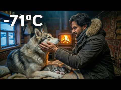 He Found a Freezing Mother Dog and Newborns in a Blizzard | 35-Year-Old man's Rescue in Siberia