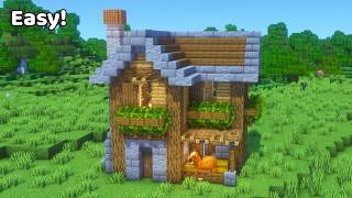 Minecraft: How To Build a Small Survival House | Small Survival House Tutorial