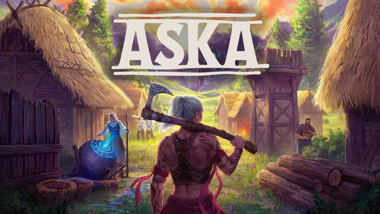 ASKA trailer showcasing Viking survival, procedural world, and village management systems