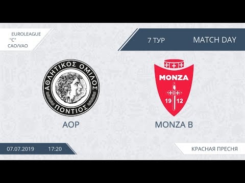 AFL19. Euroleague. C. Day 7. AOP - Monza B