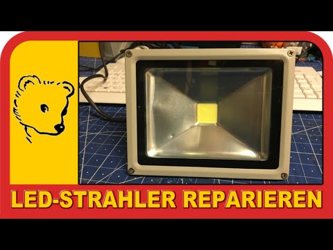 LED Strahler reparieren - Repair LED spotlight