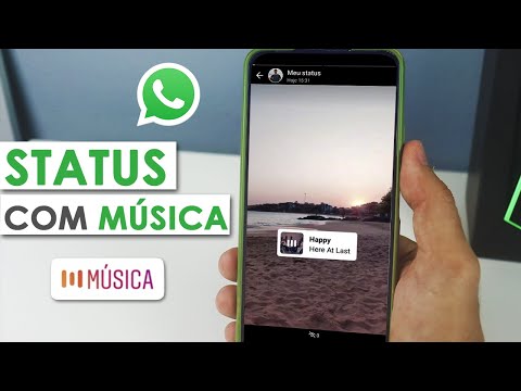 Vídeo: Como colocar música no status do WhatsApp: Q&A