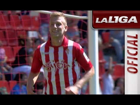 Gol de Alex Barrera (2-0) en el Sporting de Gijón - RCD Mallorca - HD