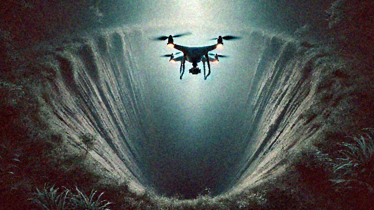 Este drone entrou no buraco de Mel, e o que foi capturado aterroriza o mundo inteiro