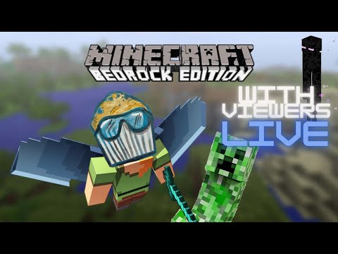 EPIC Minecraft Bedrock Live with Viewers!