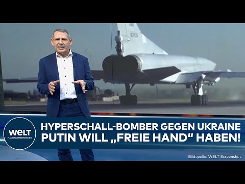 UKRAINE-KRIEG: Putin setzt Hyperschall-Bomber ein! Perfide Strategie von Russland gegen Abwehr