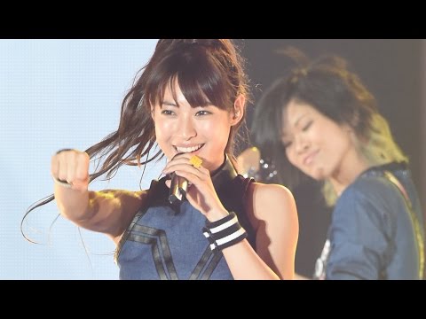 Miori Takimoto sings passionately in a miniskirt and bare midriff! She appears with her girl band...