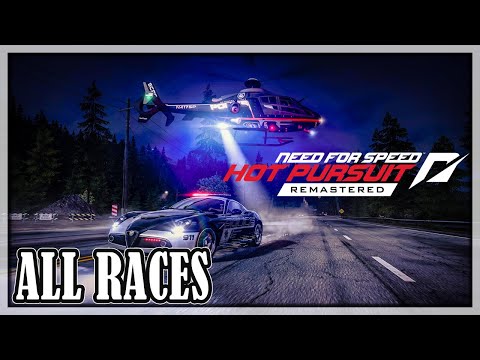NFS Hot Pursuit Remastered - All Cop races (Gold), Full game