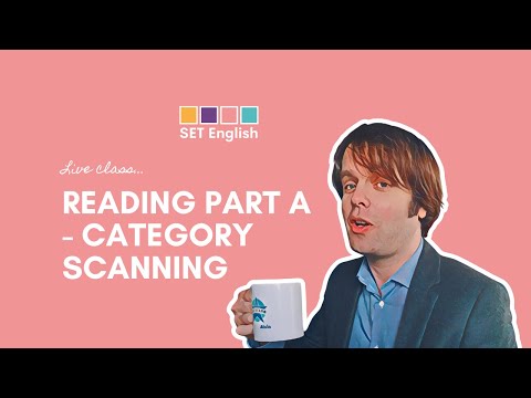 OET Reading Part A: Category Scanning
