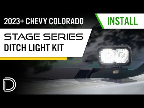 2023+ Chevy Colorado Stage Series Backlit Ditch Light Installation | Diode Dynamics