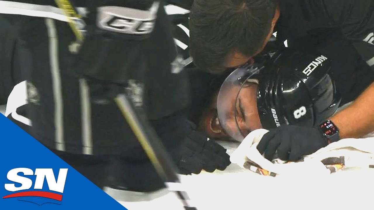 Vidéo: Drew Doughty FAKE...et PÈTE une COCHE...