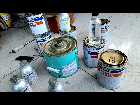 2 K paint , Pu Primer , pu Thinner// How to make 2 k paint at home