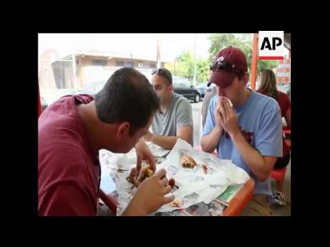 Joey Vento, the owner of a landmark south Philadelphia cheesesteak stand who told customers to order