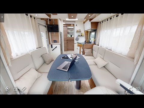 Best 7m motorhome layout of all time: Pilote P696D Sensation Solar lift bed rear bathroom 2021