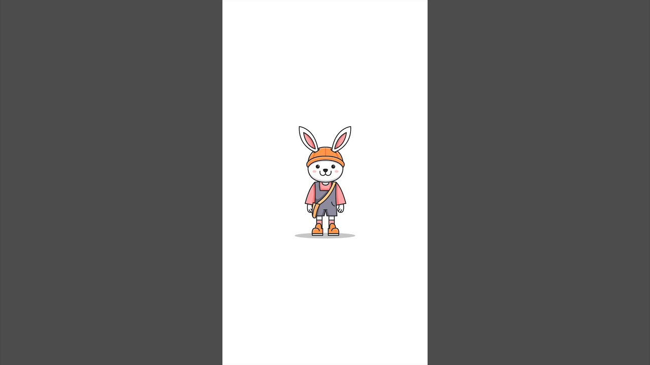 Cute Rabbit..#illustration #characterdesign #designs #art #adobeillustrator #mascot #animals #rabbit