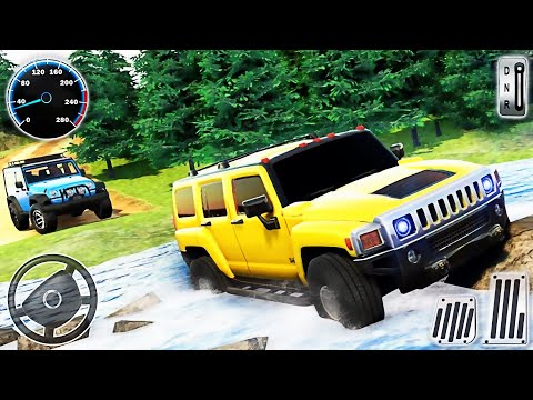 Super Offroad SUV Jeep Driving Simulator - 4x4 (Hummer) Mountain Hill Drive - Best Android GamePlay