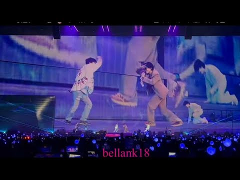 211201 (I Need you, Save me- JK, TaeJin imitating Jimin 😂) BTS Permission to Dance on stage LA Day 3