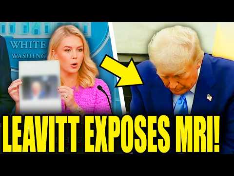 Leavitt READS TRUMP MRI RESULT, EXPOSES Health COLLPASE Admission!
